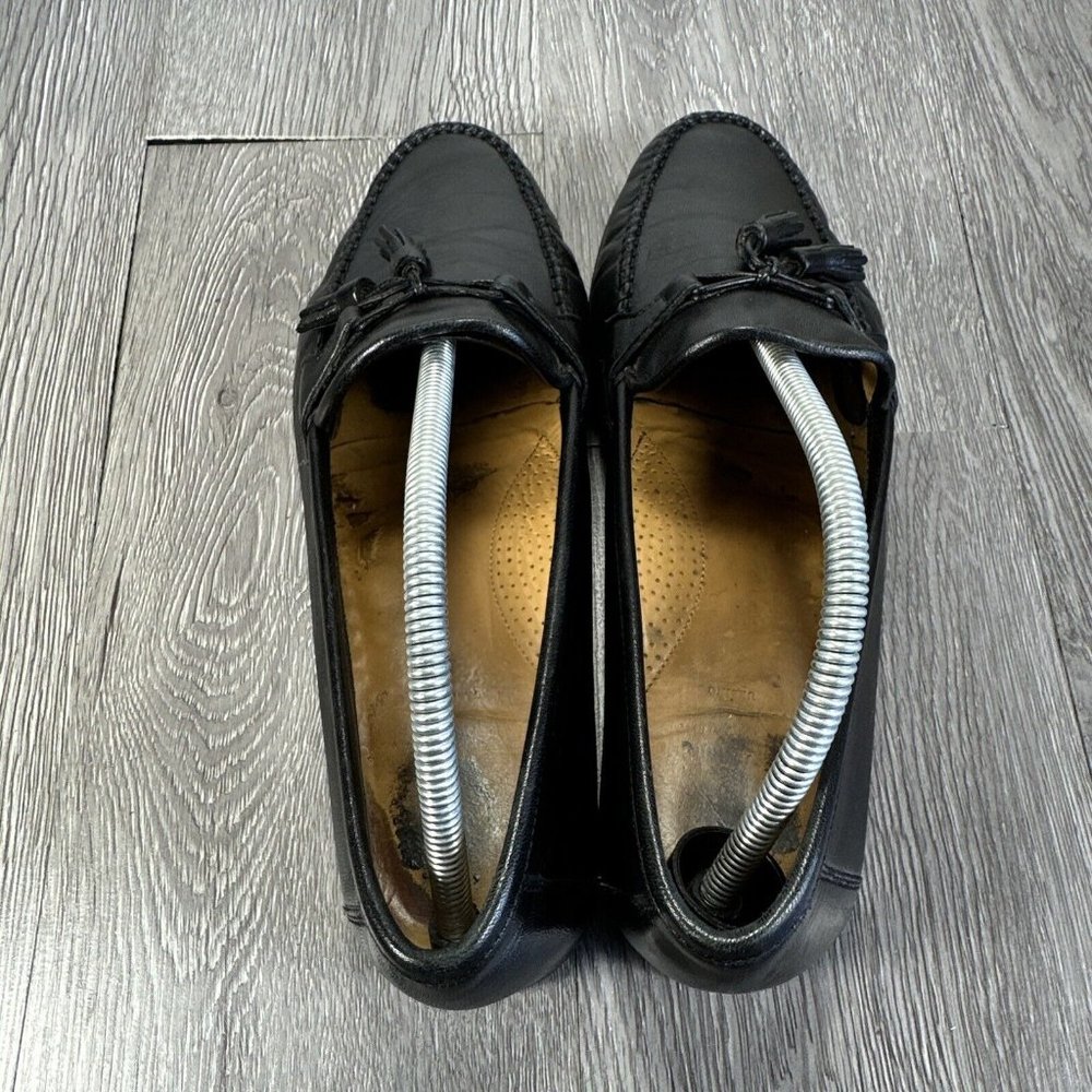 ALLEN EDMONDS URBINO Leather Loafers Shoes Mens SZ 10 D Italy HandCrafted Black - Picture 9 of 12